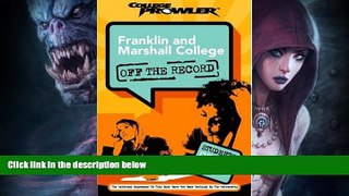 Popular Book Franklin and Marshall College: Off the Record (College Prowler) (College Prowler: