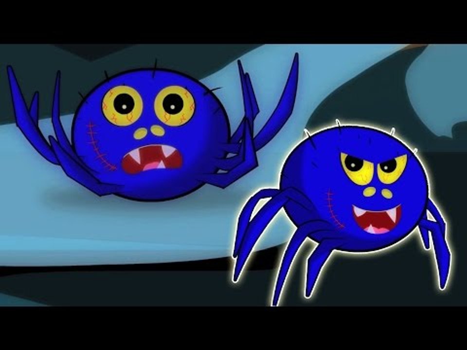Incy Wincy Aranha | Cartoon para crianças | vídeo educativo | Assustador Rima | Spider Rhyme