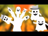 Ma Ngón tay Gia đình | ươm vần | Bọn trẻ Video | Đáng sợ vần điệu cho trẻ em | Ghost Finger Family