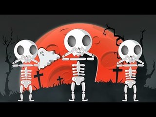 head shoulders knees and toes | Halloween songs | scary nursery rhymes