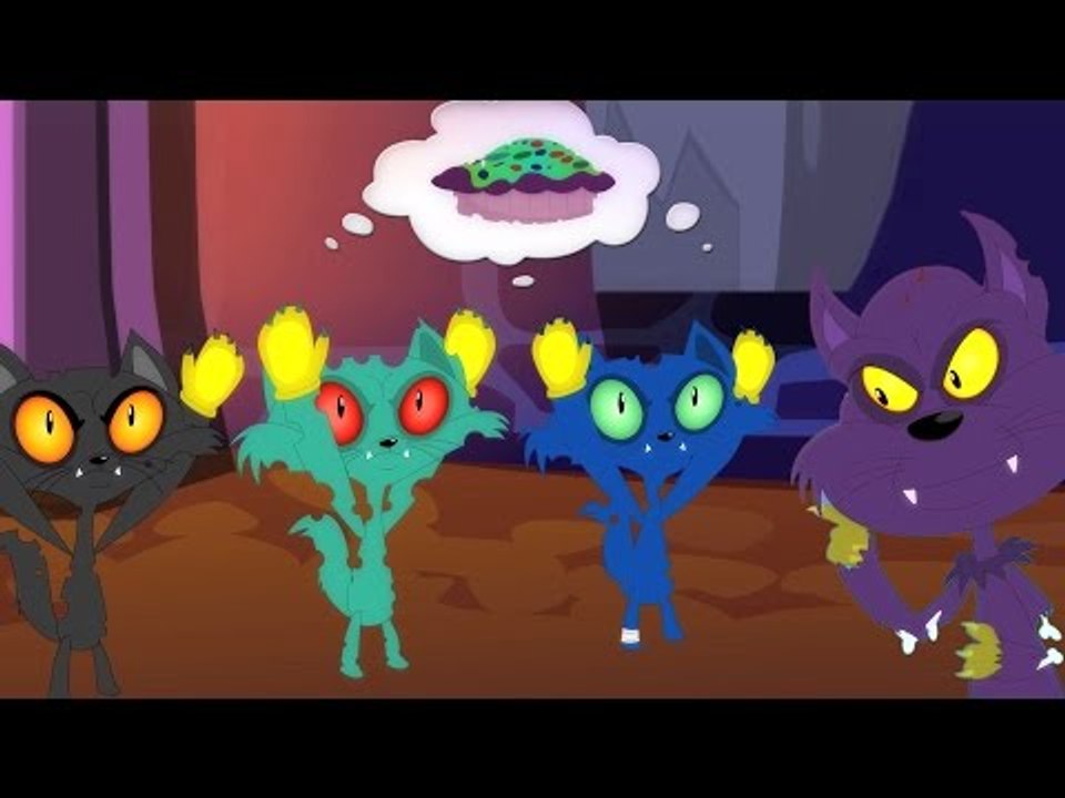 Tres pequeños gatitos | Rimas de miedo para niñosTres pequeños gatitos