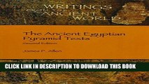 [Free Read] The Ancient Egyptian Pyramid Texts Free Online
