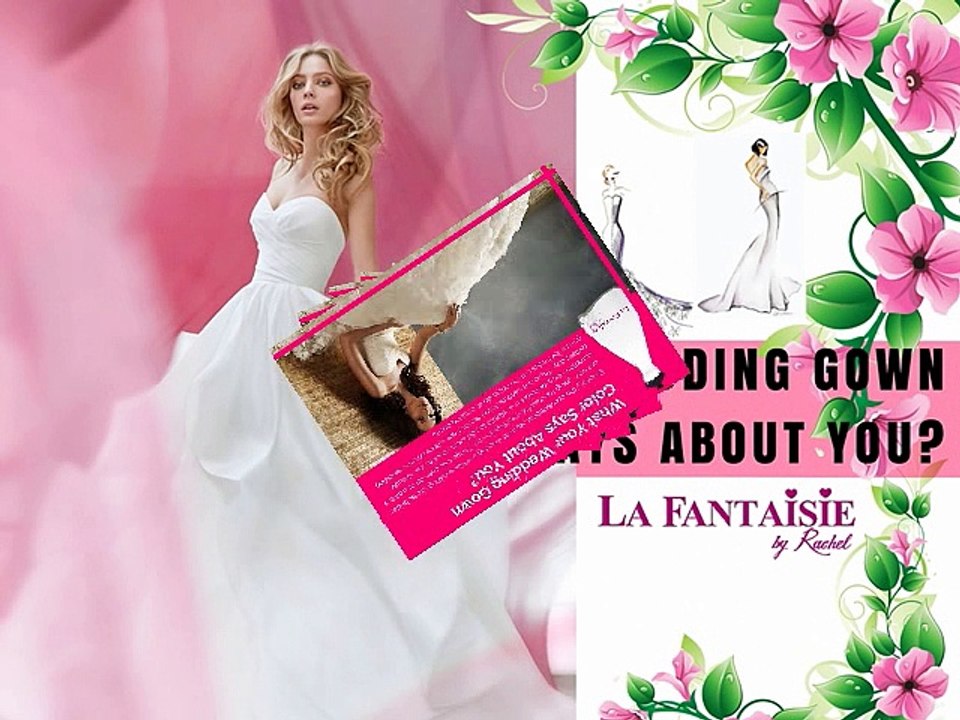 What Your Wedding Gown Color Says About You??