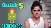 5 Stereotypes Thoughts Of Fat Women | Quick 5 with Sai Tamhankar | Vazandar Marathi Movie
