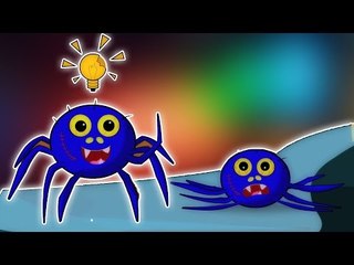 Incy Wincy Araignée | Effrayant Cartoon for Kids | Popular Comptine | Itsy Bitsy Spider