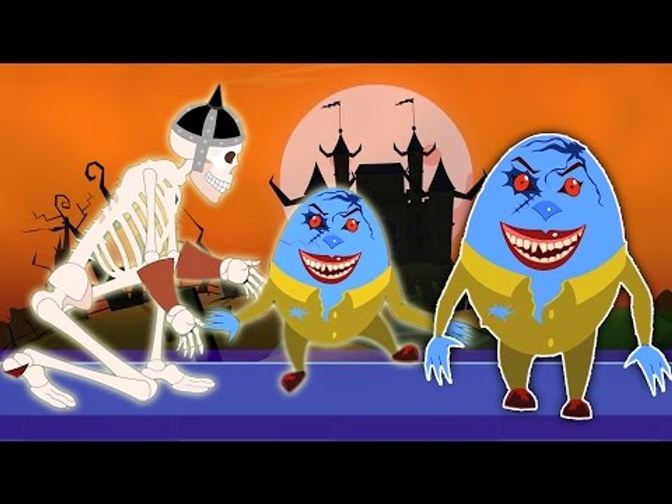 Humpty Dumpty assit sur un mur | Vidéo Effrayant | Populaire Comptine