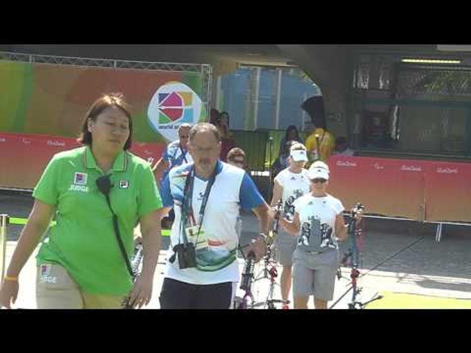 Setting up for Archery - Rio 2016 Paralympics