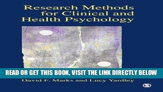 [Read] Ebook Research Methods for Clinical and Health Psychology New Version