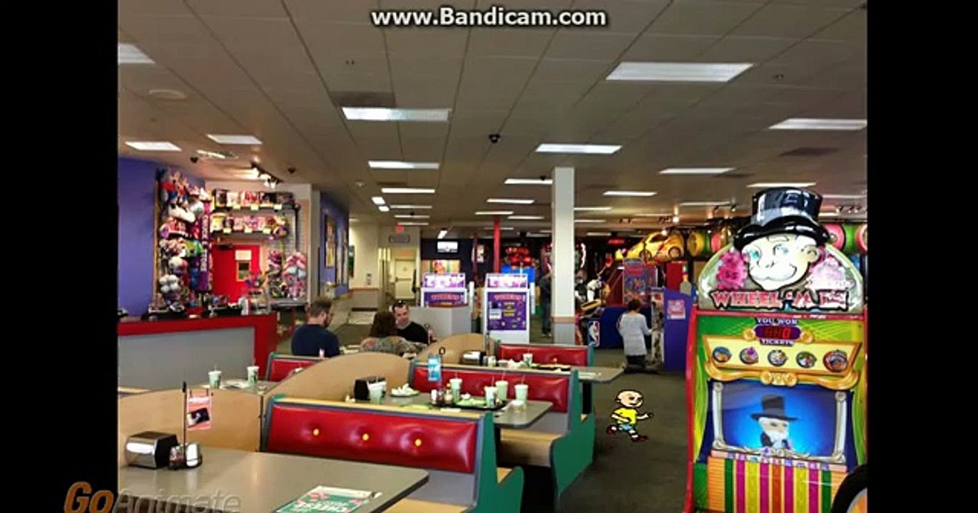 Caillou Goes Chuck E. Cheeses While Grounded