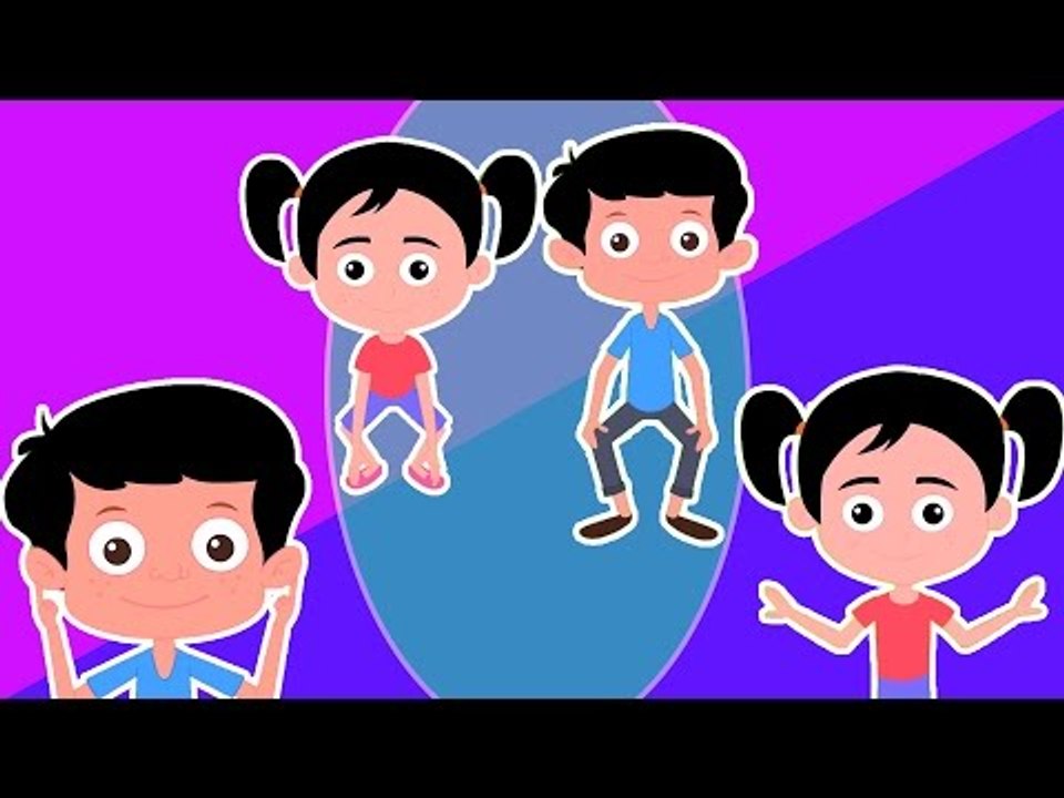 Head, Shoulder, Knees & Toes Kids Rhymes | Đầu, vai, Đầu gối và ngón chân trẻ em hát | vần điệu trẻ