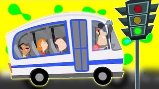 bánh xe trên xe buýt | Cartoon cho em | Phổ biến Nursery Rhyme | Wheels on the Bus | Kids video