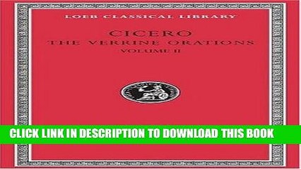 [Free Read] The Verrine Orations, Volume II: Against Verres, Part 2, Books 3-5 Free Download