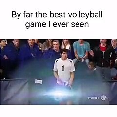 Un joueur est mis KO pendant un match de volley !
