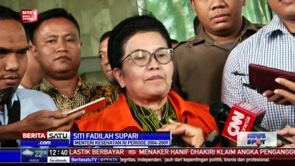 KPK Tahan Mantan Menteri Kesehatan Siti Fadilah Terkait Kasus Alkes
