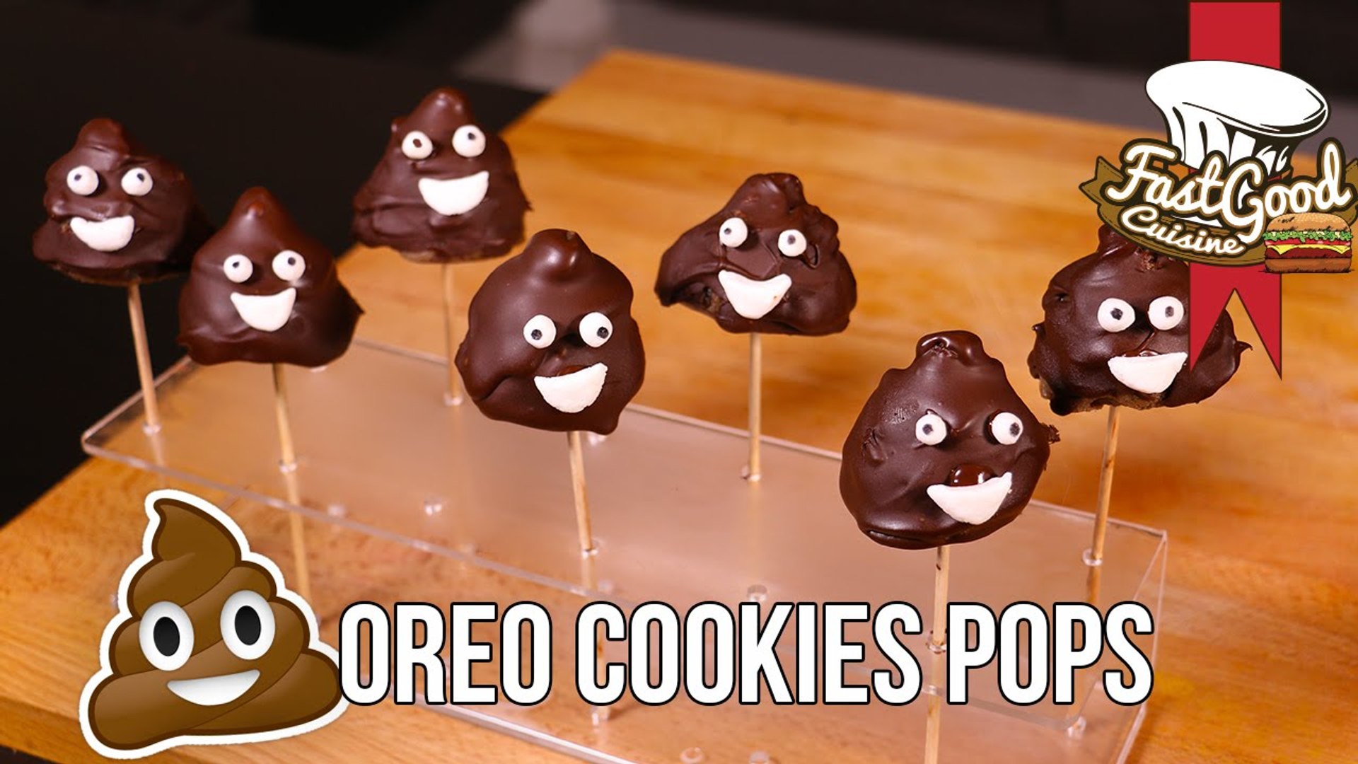 Recette Emoji Caca Oreo Cookies Pops Video Dailymotion