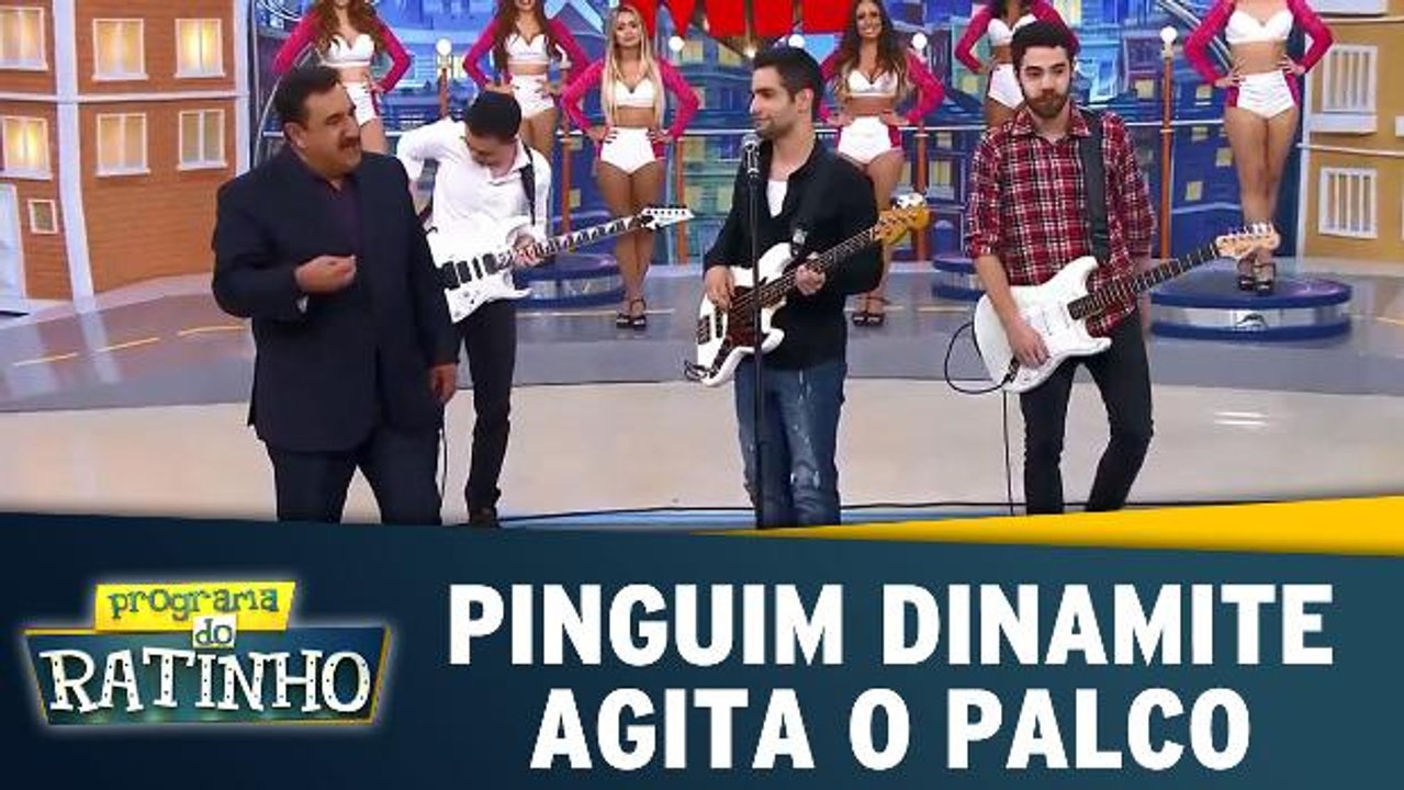 Pinguim Dinamite agita o programa