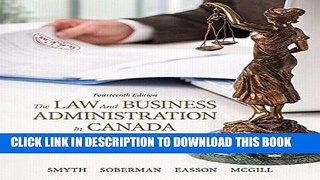 [Free Read] The Law and Business Administration in Canada (14th Edition) Full Online