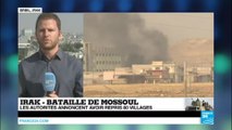 Irak : les autorités annoncent la reprise de 80 villages autour de Mossoul