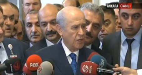 Bahçeli, Kadın Gazetecinin Sorusuna Kızdı