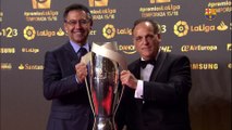 Josep Maria Bartomeu explica l’absència dels jugadors del FC Barcelona a la Gala de la LFP