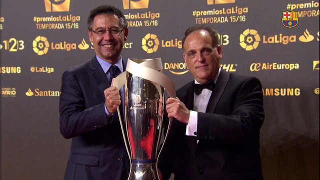 Josep Maria Bartomeu explica la ausencia de los jugadores del FC Barcelona en la Gala de la LFP