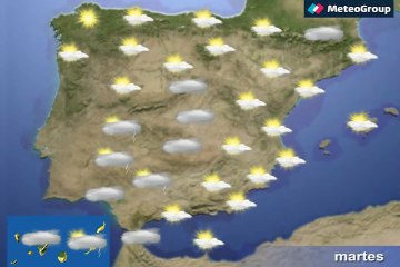 Previsión del tiempo para este martes 25 de octubre