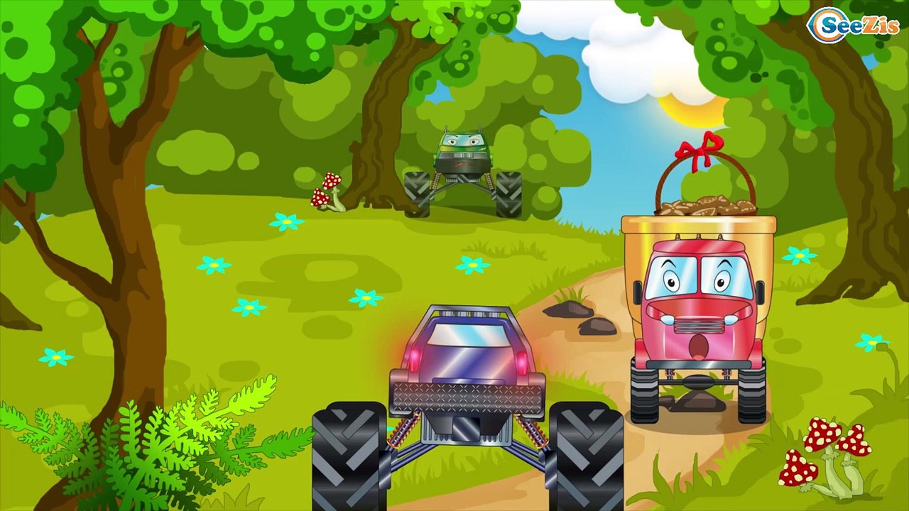 Voiture de police pour bébés - Dessins animés pour enfants - Vidéo éducative - Voiture Pour Enfants