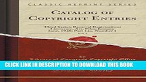 Read Now Catalog of Copyright Entries, Vol. 2: Third Series; Renewal Registrations Literature,