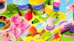 Peppa Pig Mega Dough Set Play Doh Peppa Toys Shapes Colors Moulds Cookies Fruits Vegetable Playdough