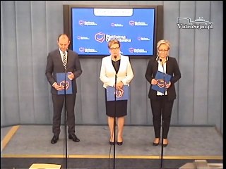 Poseł Marek Sowa - konferencja z 20 października 2016 r.