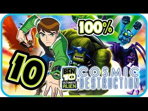 Ben 10 Cosmic Destruction Walkthrough Part 10 (PS3, X360, PS2, PSP, Wii) 100% Tokyo Nights Boss