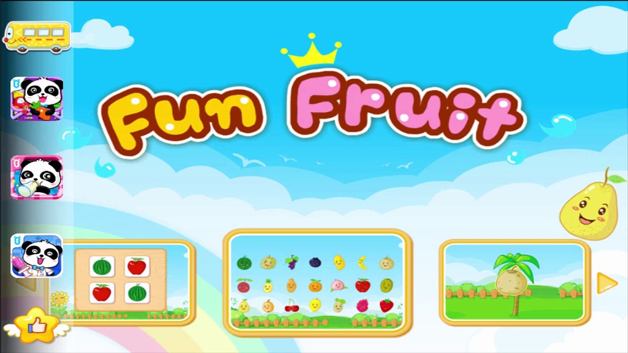 Kids learn Fruits Names by BabyBus Games for Kids Fun Fruit | Educational Videos for Kids & Toddler