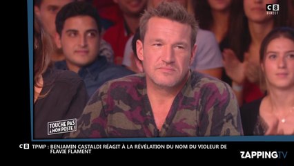 TPMP - Flavie Flament violée : Benjamin Castaldi réagit à la révélation du nom du violeur (Vidéo)