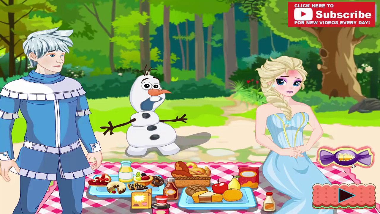 Fozen Princess Elsa Food Poisoning Doctor - Sick Princess at Doctors Full Game Episode