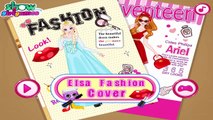 Elsa Fashion Cover - Frozen Princess Makeup and Dress Up for Magazine Kids Game