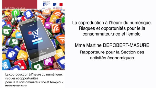 La coproduction à l’heure du numérique. Risques et opportunités pour le.la consommateur.rice et l’emploi - cese