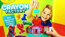Crayon Maker! DIY Crayola Crayon Factory Fail Make Your Own Coloring Art & Shapes by DisneyCarToys