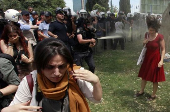 'Kırmızılı Kadın'a Gaz Sıkan Polis de FETÖ Mağduruymuş
