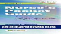 [READ] EBOOK Nurse s Pocket Guide: Diagnoses, Prioritized Interventions and Rationales (Nurse s
