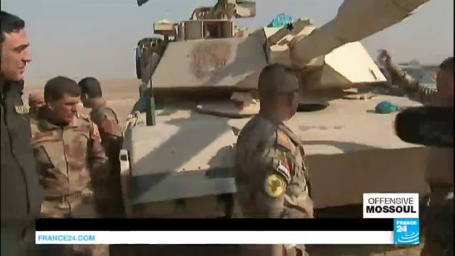 Irak : sur la ligne de front avec les forces spéciales irakiennes près de Mossoul