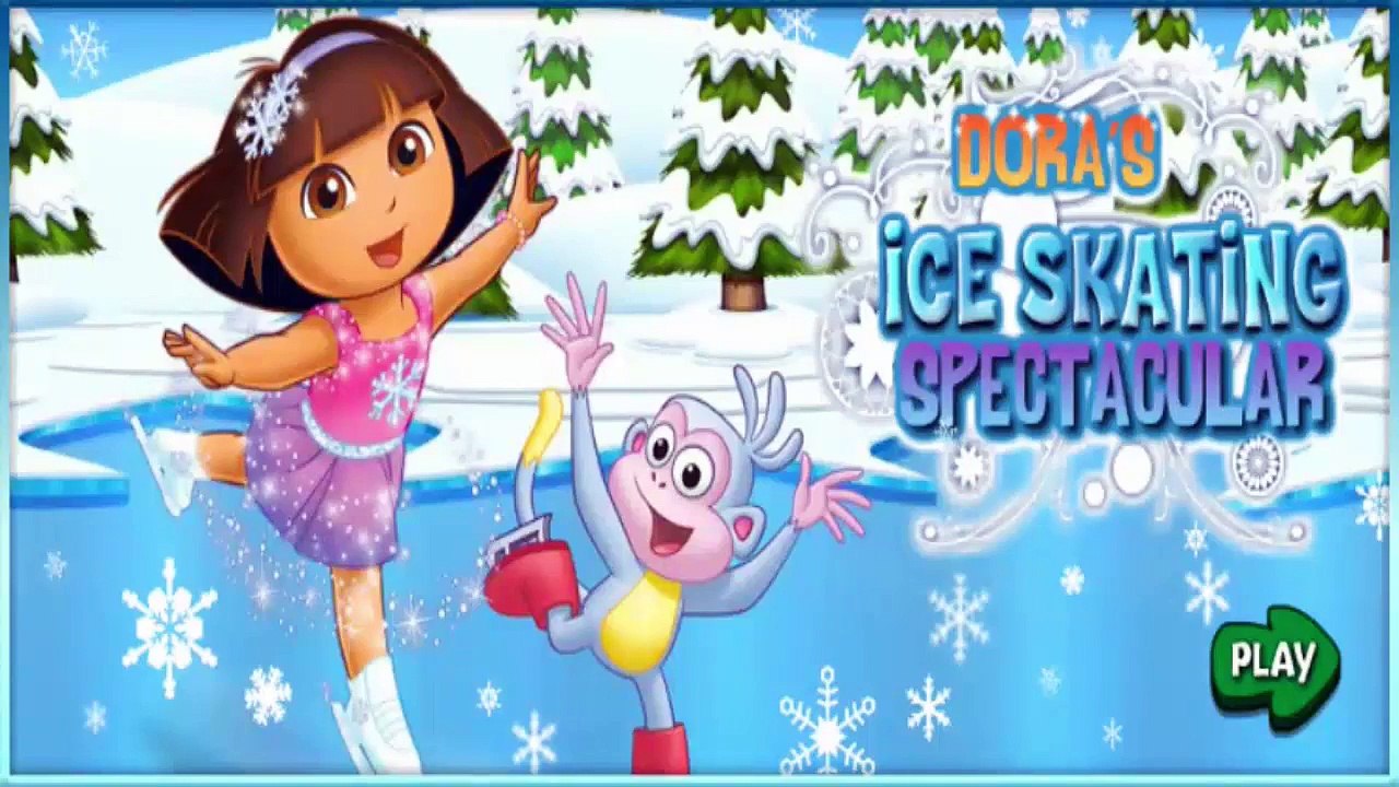 Dora the Explorer | Doras Ice Skating Spectacular Game | Nick Jr. Games for Kids