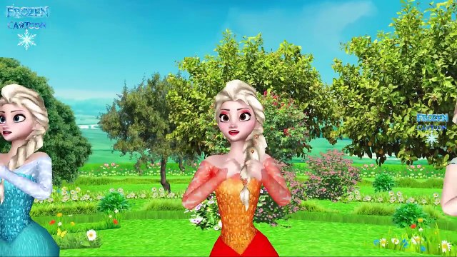 Frozen Songs Hokey Pokey Dance For Children Nursery Rhymes | A Wise Old Owl And A for Apple Songs