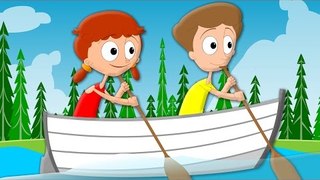 Row Row Row Your Boat Gently Down The Stream | Nursery Rhyme And Kids Song