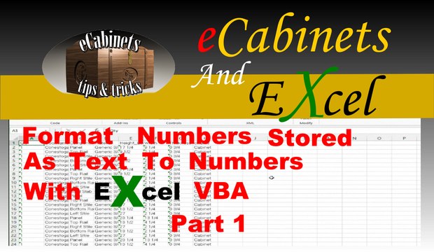 Convert numbers stored as text to numbers with excel vba Part1