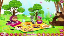 Masha and the Bear - Masha, Bear Picnic - (Маша и Медведь игры для детей) Masha Games for Kids
