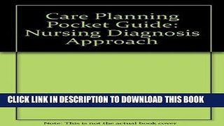 [READ] EBOOK Care Planning Pocket Guide: Nursing Diagnosis Approach BEST COLLECTION