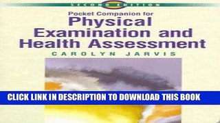 [FREE] EBOOK Pocket Companion for Physical Examination and Health Assessment ONLINE COLLECTION