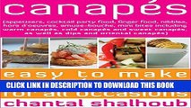 Ebook CanapÃ©s (appetisers, cocktail party food, finger food, nibbles, hors d oeuvres,