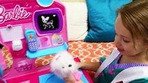 Puppy Doctor Playset ❤ Barbie Pet Vet Baby Check Up with Kids Doc McStuffins Sandra by DisneyCarToys