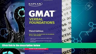 FULL ONLINE  Kaplan GMAT Verbal Foundations